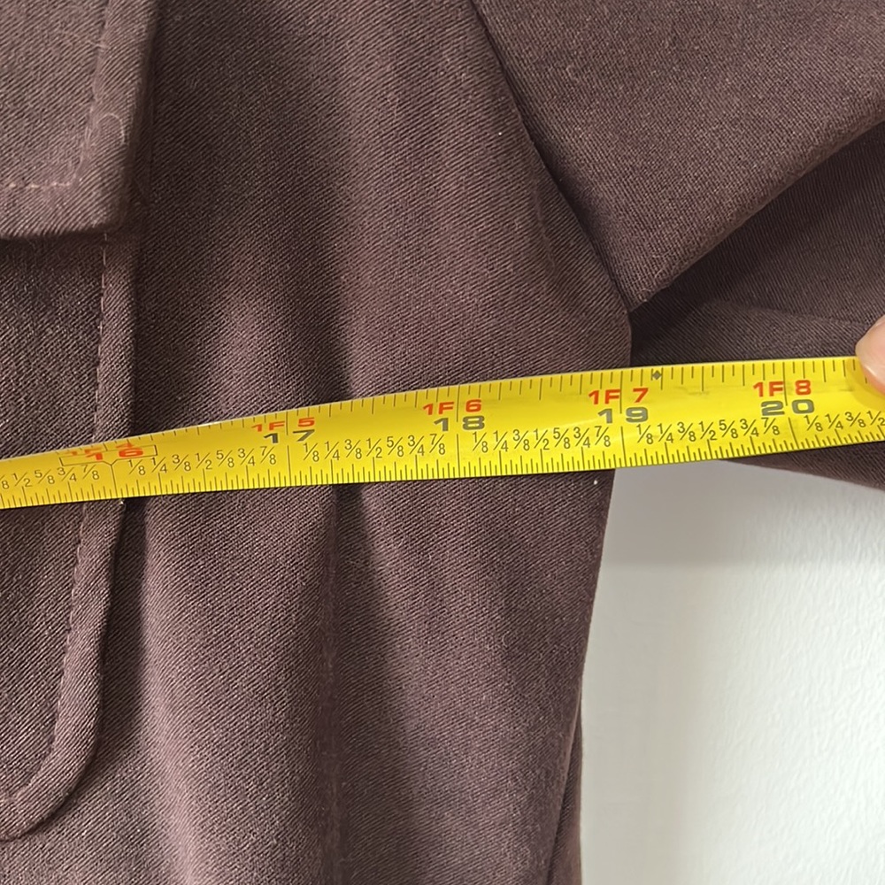 LT Sport Petite Brown, Lightweight Blazer - Size M - Picture 11 of 12
